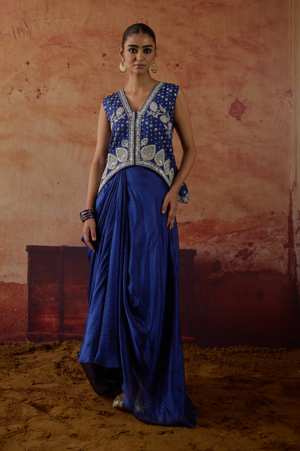 Samara Waist Coat-Skirt Set