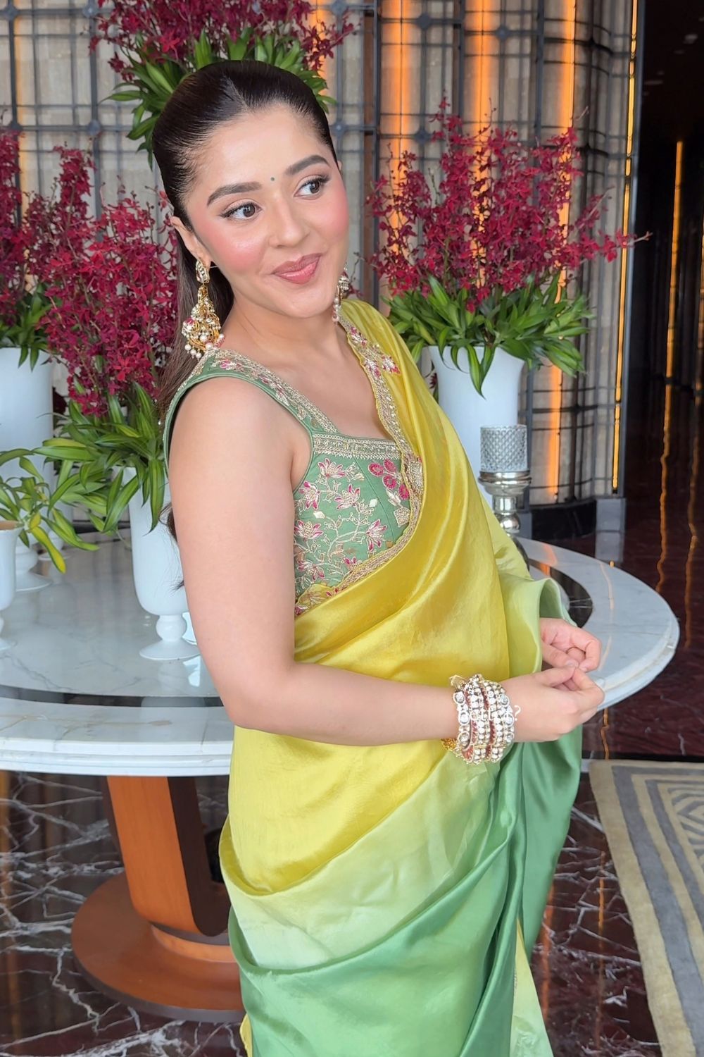 Isha Multani in our Meher Saree