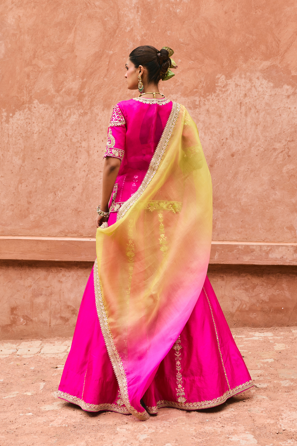 Gulara Rajputi Lehenga Set