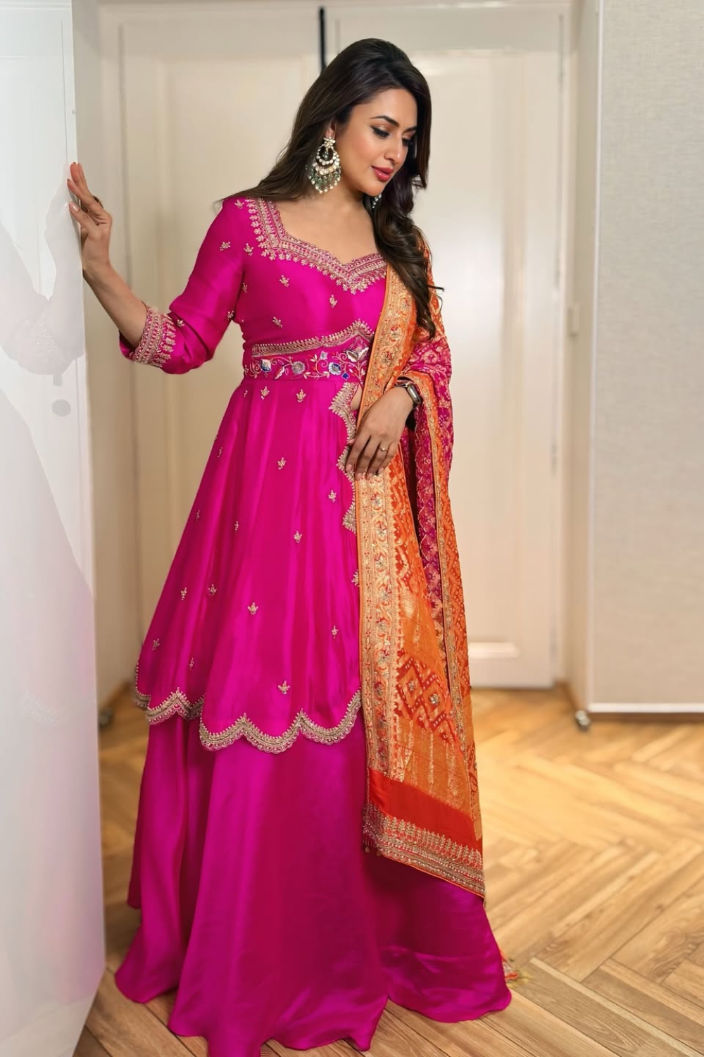Divyanka Tripathi in our Kashish Jacket Set