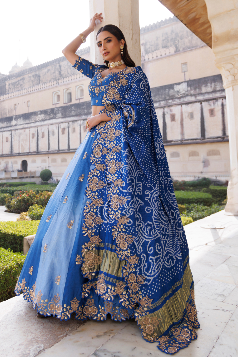Nura Lehenga Set