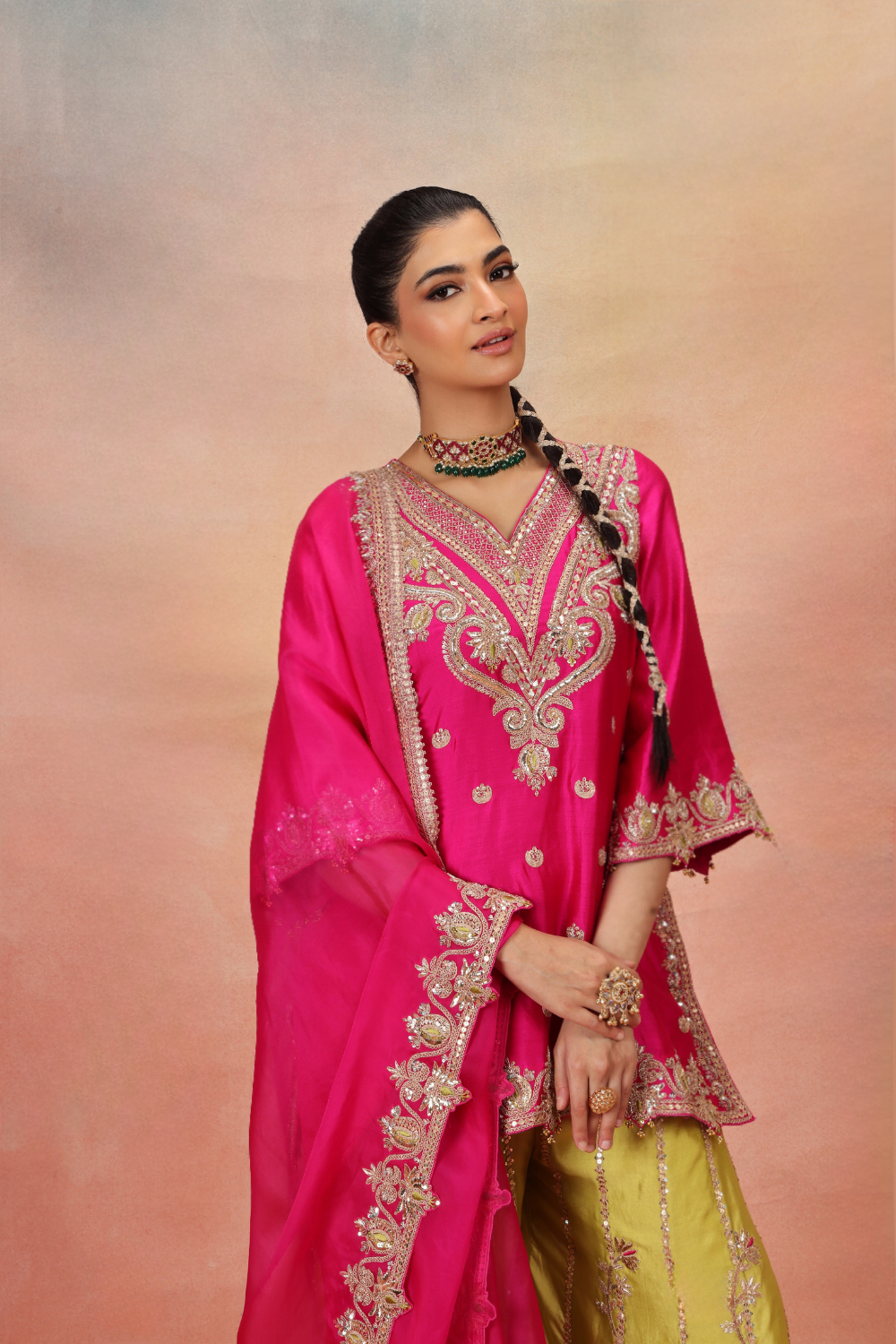 Hanna Khan in our Heer Sharara Set