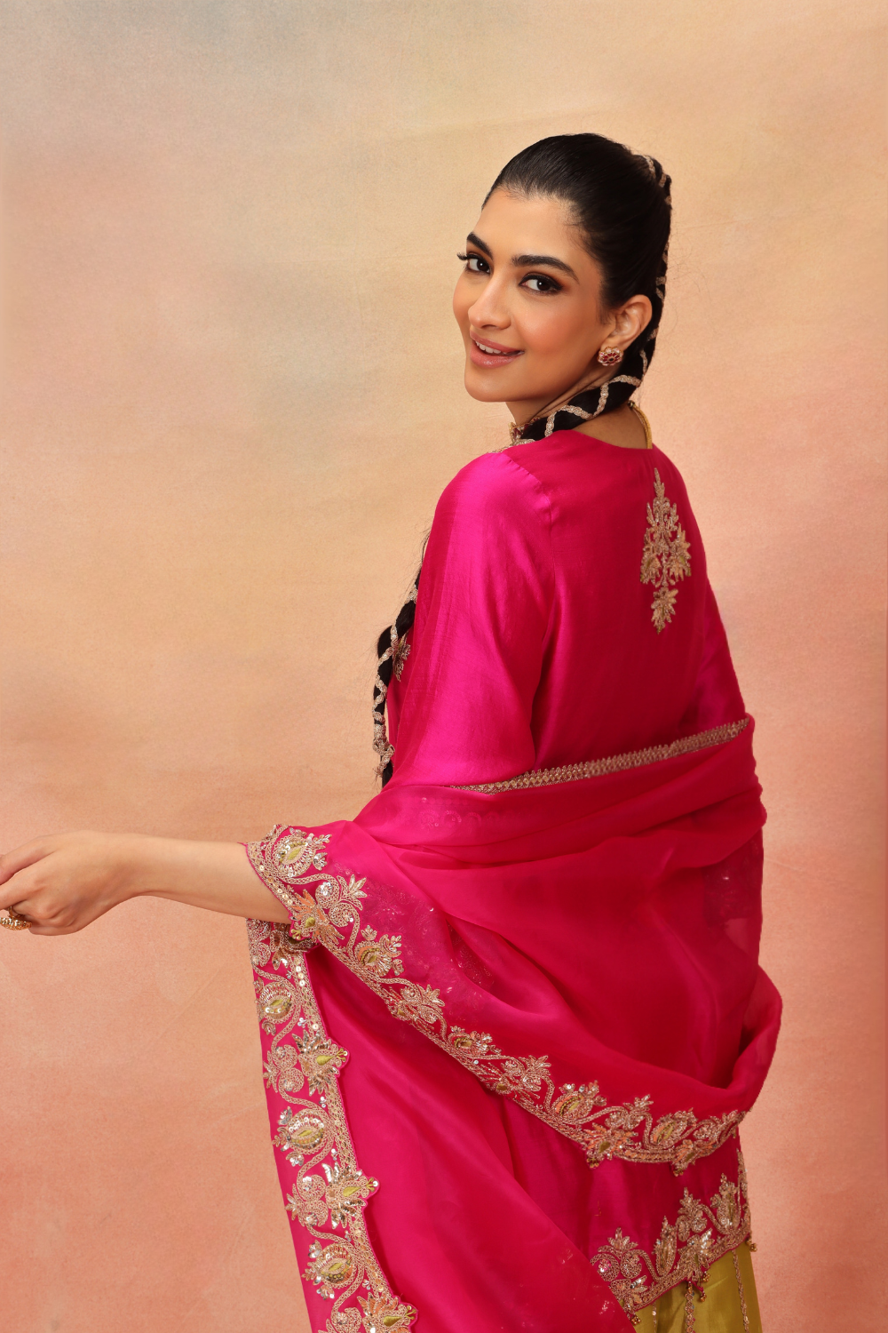 Hanna Khan in our Heer Sharara Set