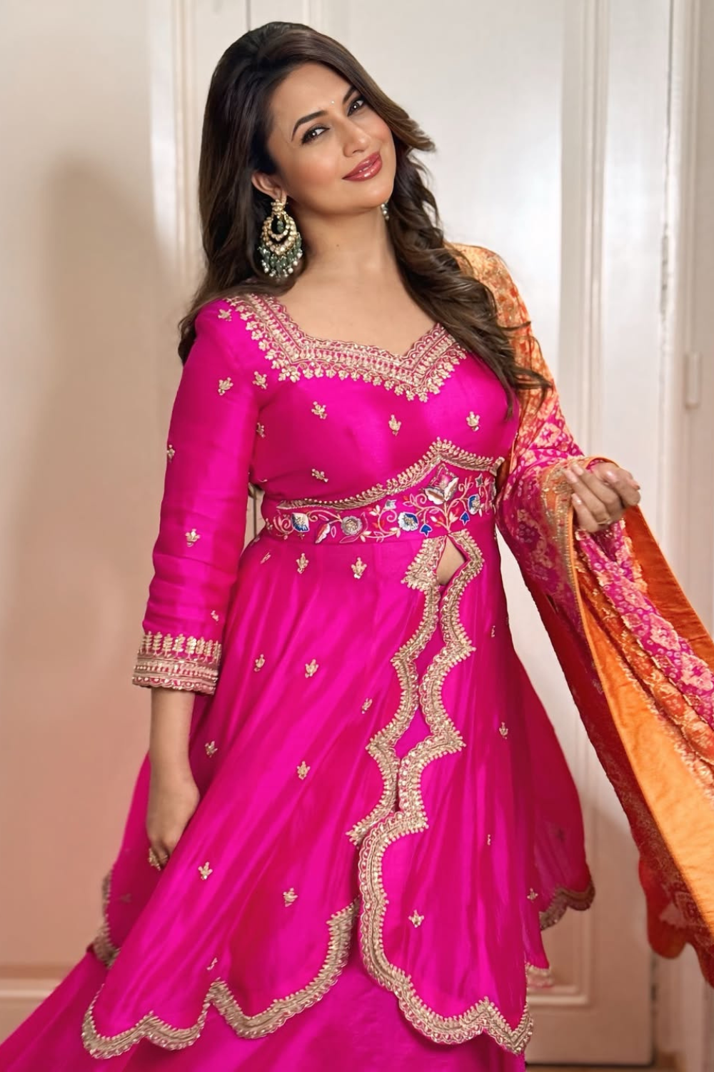 Divyanka Tripathi in our Kashish Jacket Set