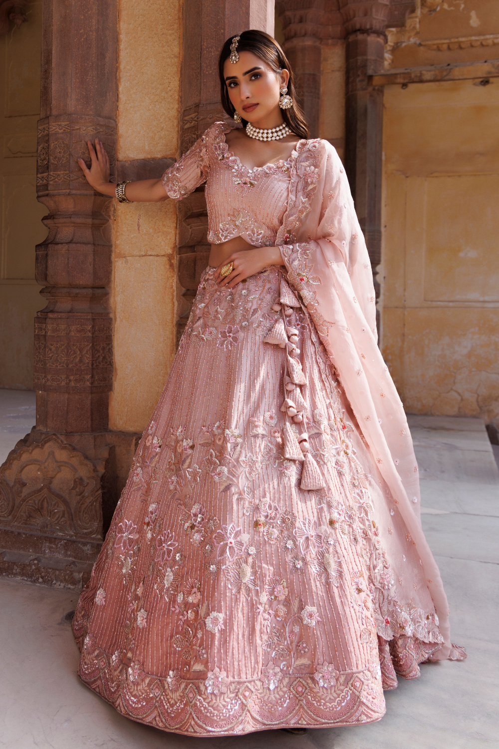 Toasted Rose Lehenga