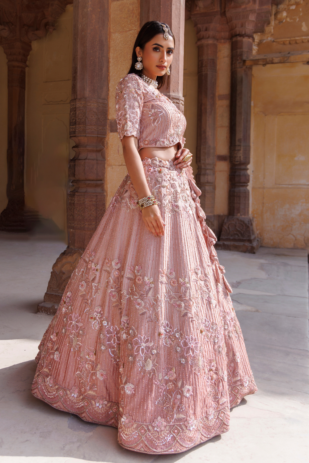Toasted Rose Lehenga