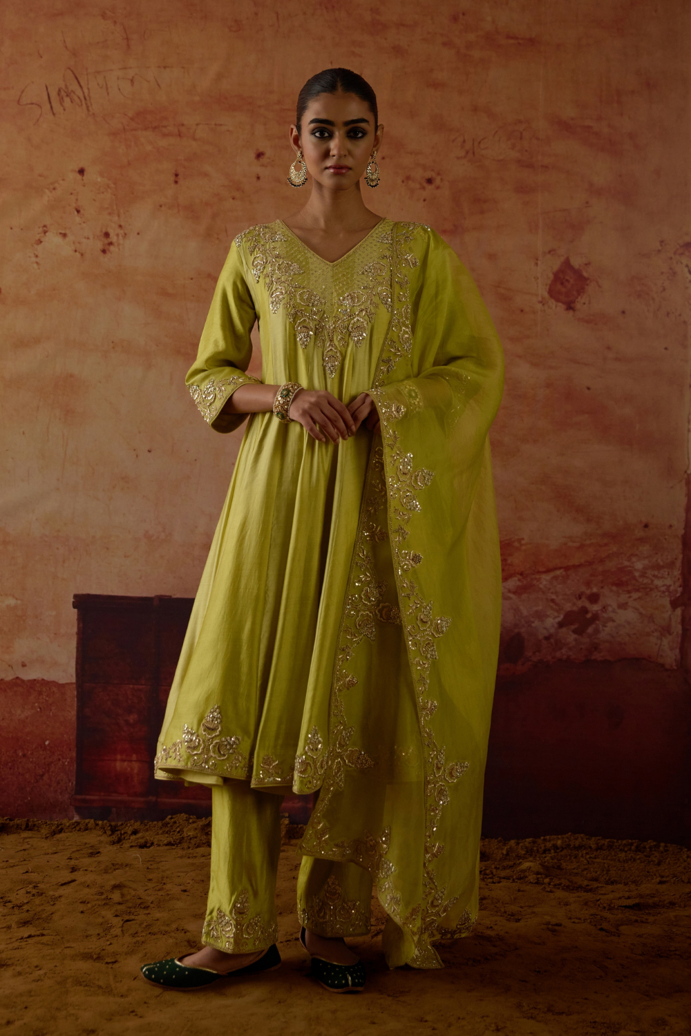 Shehnaaz Anarkali Set