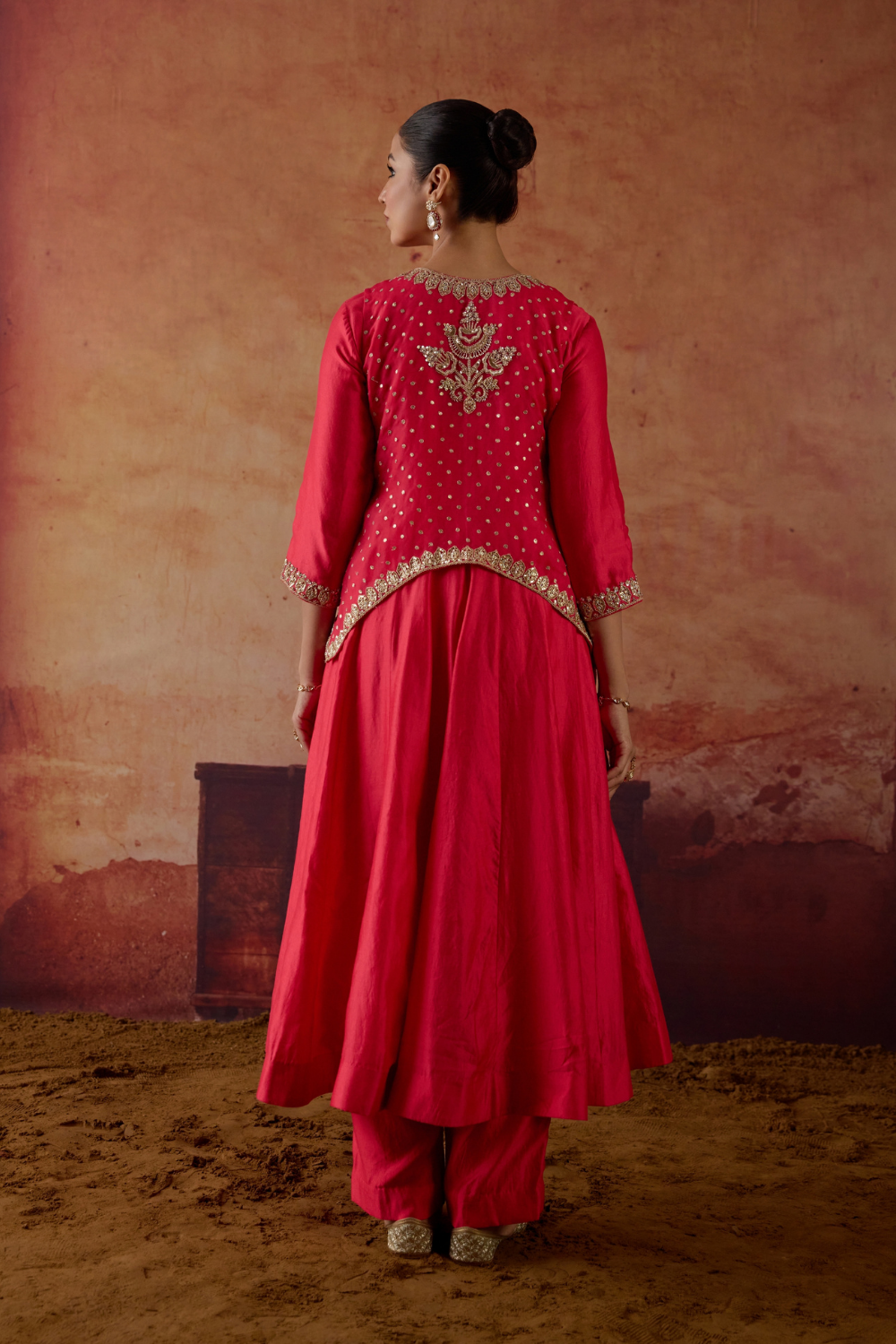 Eka Jacket Anarkali Set