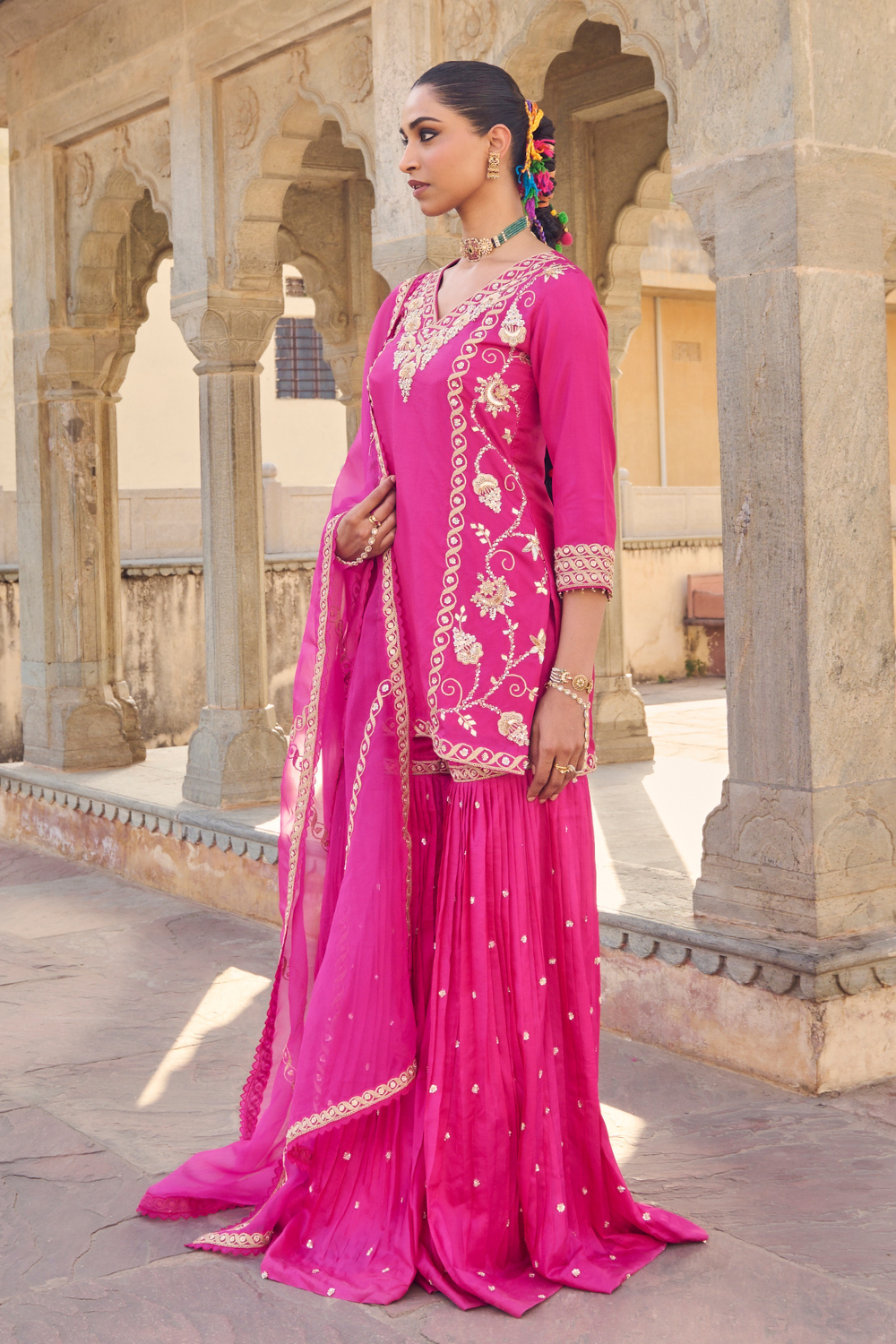 Rani Sharara Set