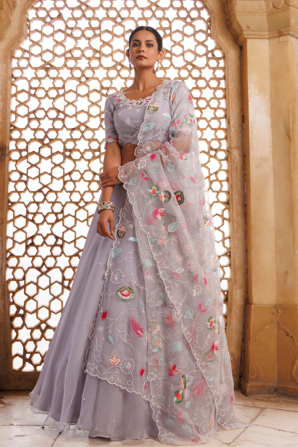 Kusha Lehenga Set