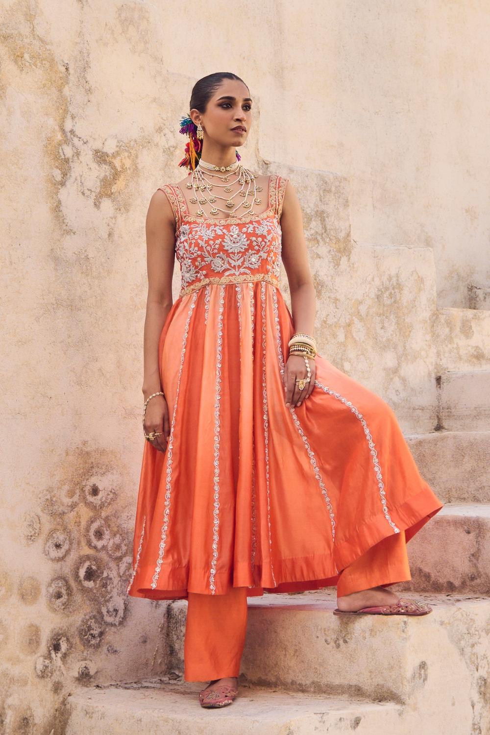 Saanjh Anarkali Set