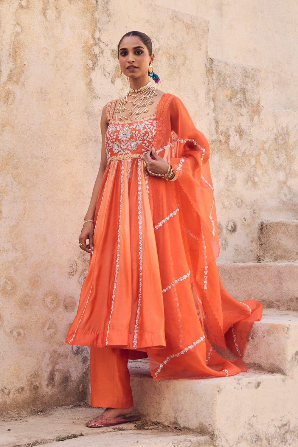 Saanjh Anarkali Set