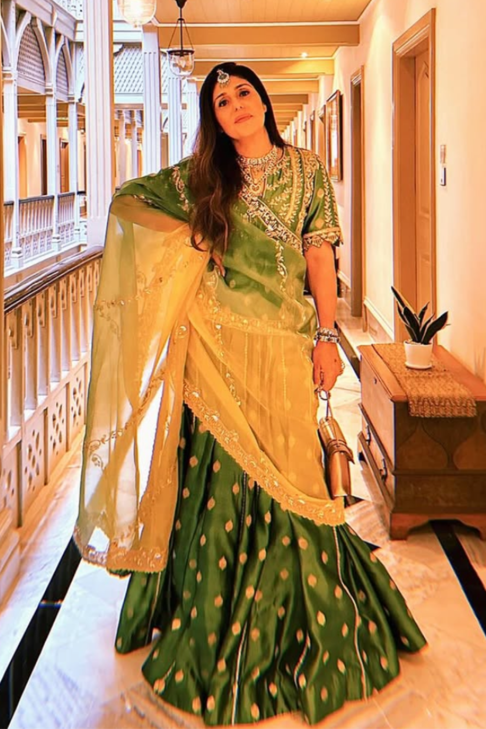 Anaita Shroff Adajania in our Parinaaz Lehenga Set