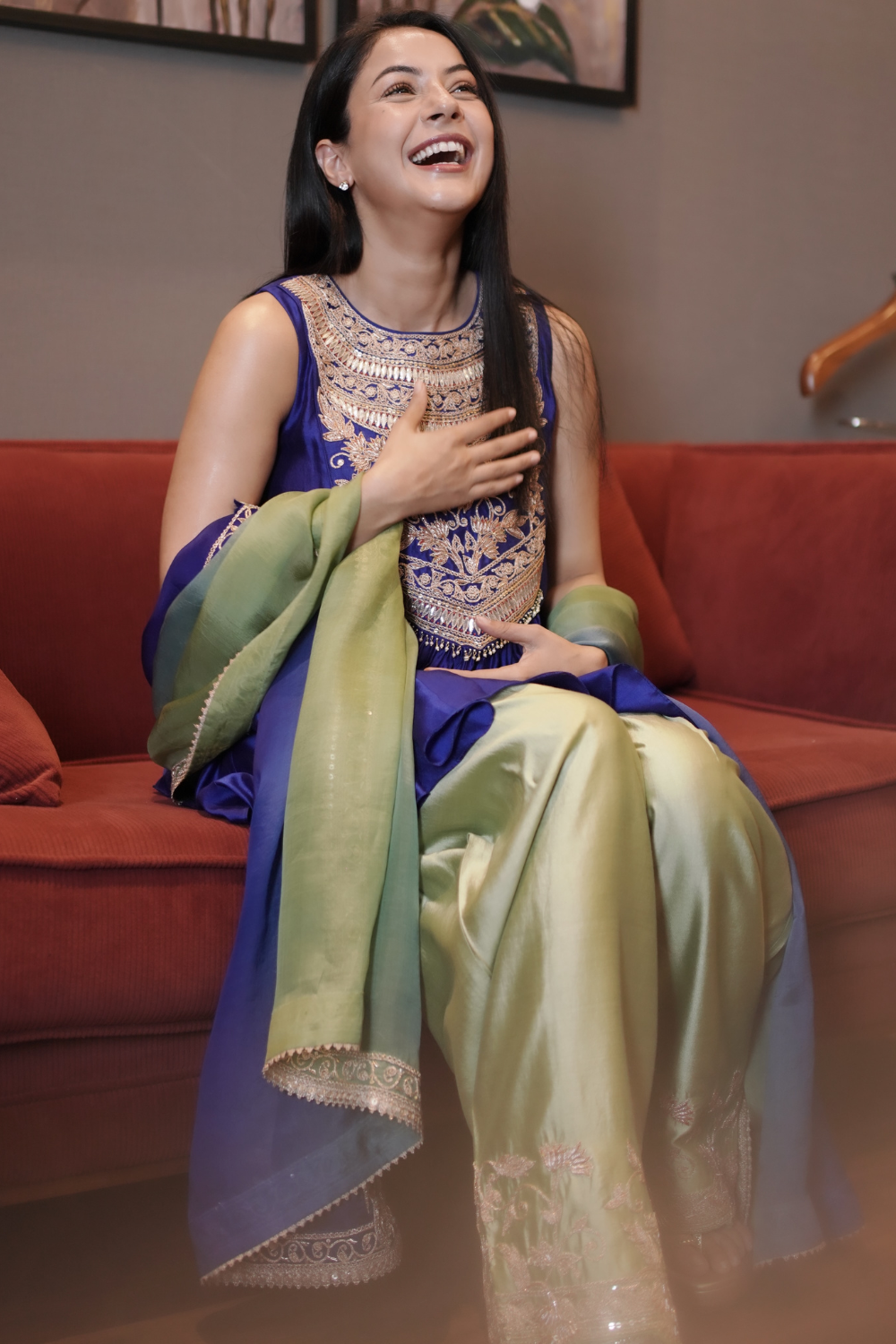 Custom Shehnaaz Co-ord set