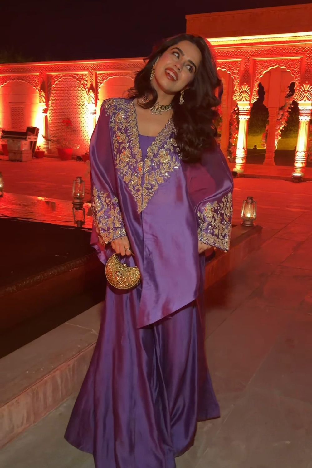 Sahira Taneja in our Aafsa Cape Set