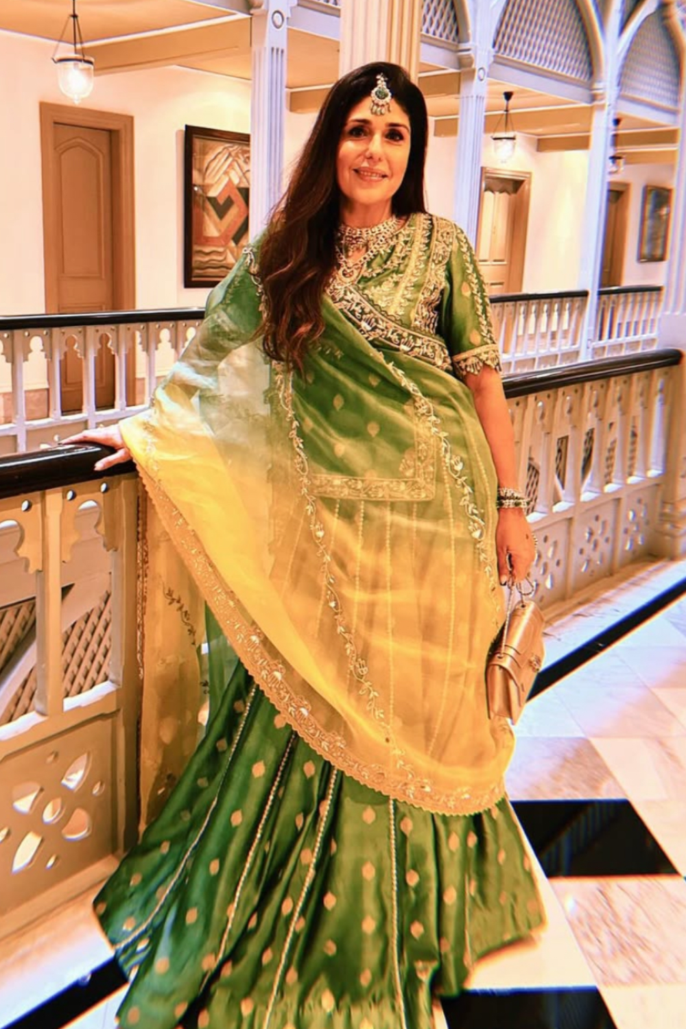 Anaita Shroff Adajania in our Parinaaz Lehenga Set
