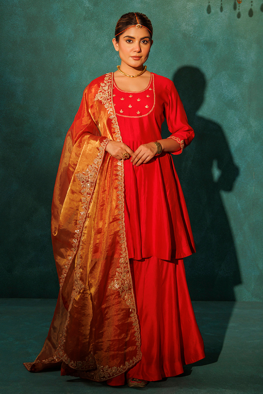 Sahba Gharara Set