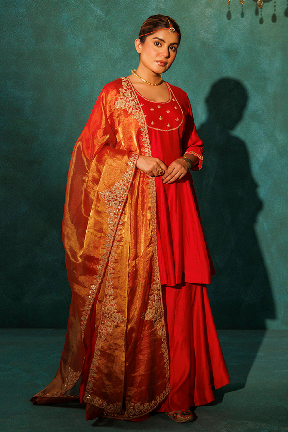 Sahba Gharara Set