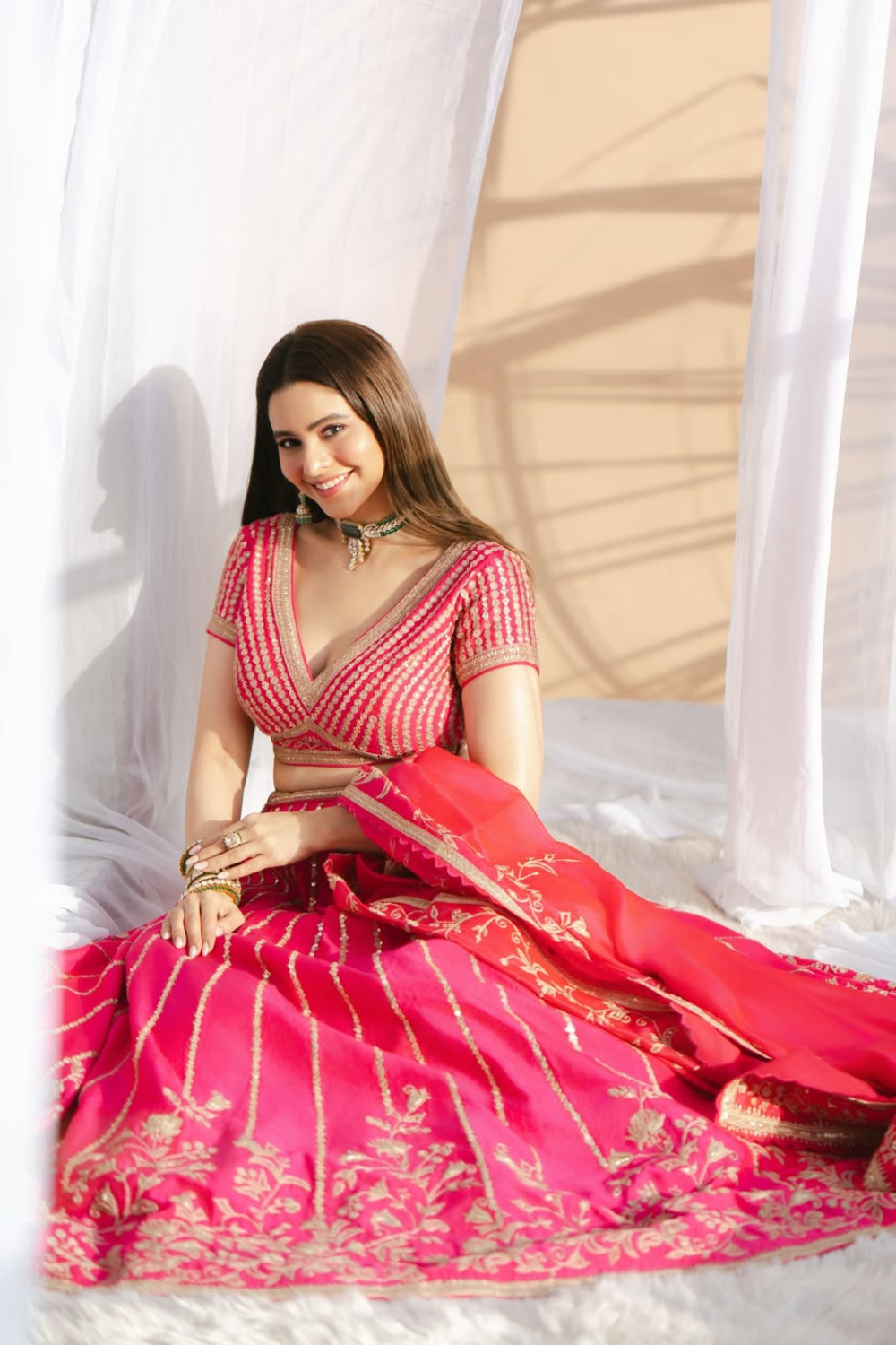 Aamna  Sharif in our Gulbaag Lehenga