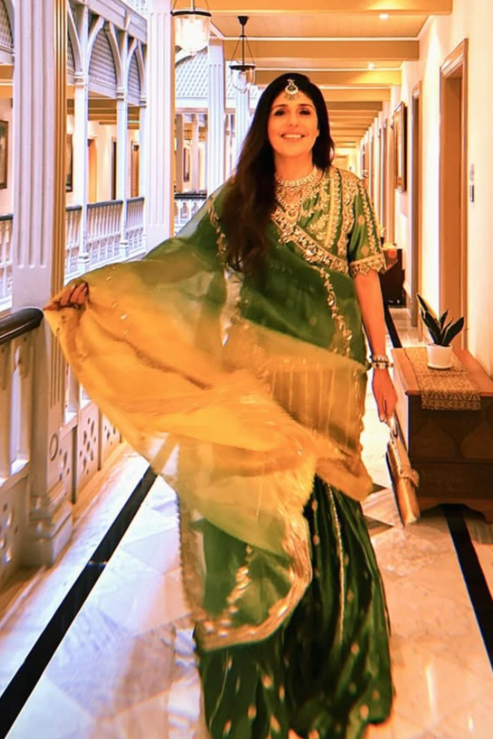 Anaita Shroff Adajania in our Parinaaz Lehenga Set