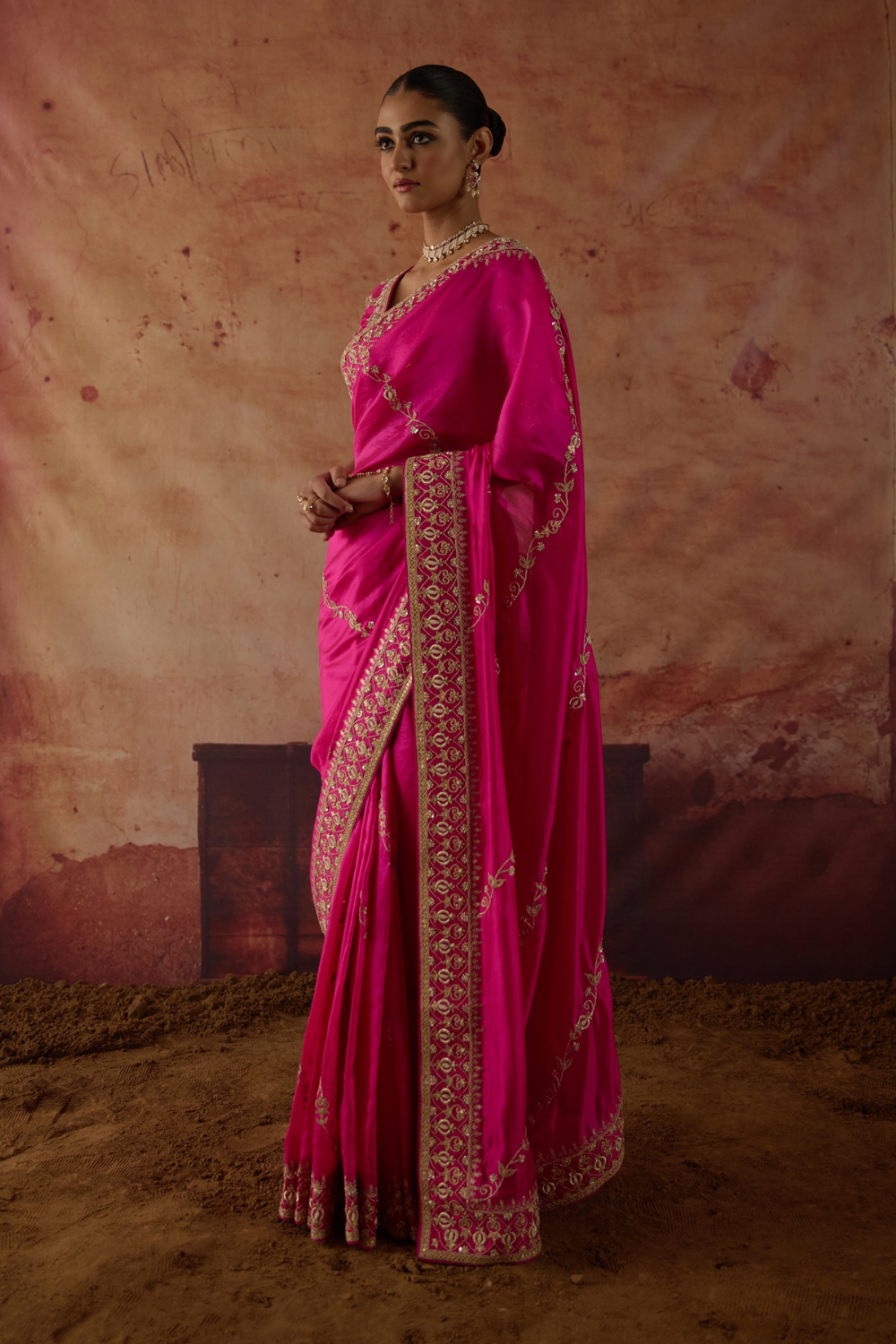 Gulaban Saree Set