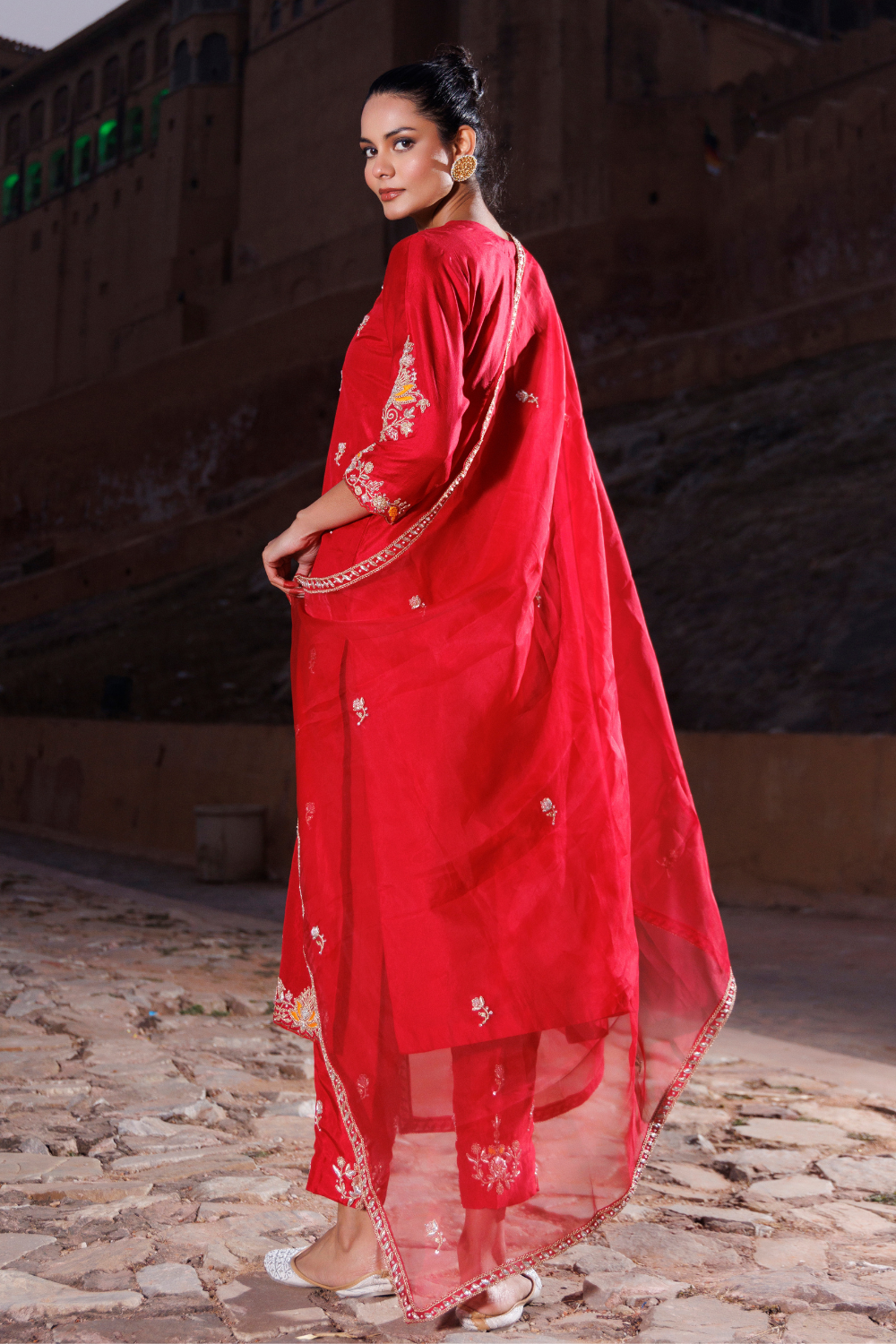Mehroz Red Suit