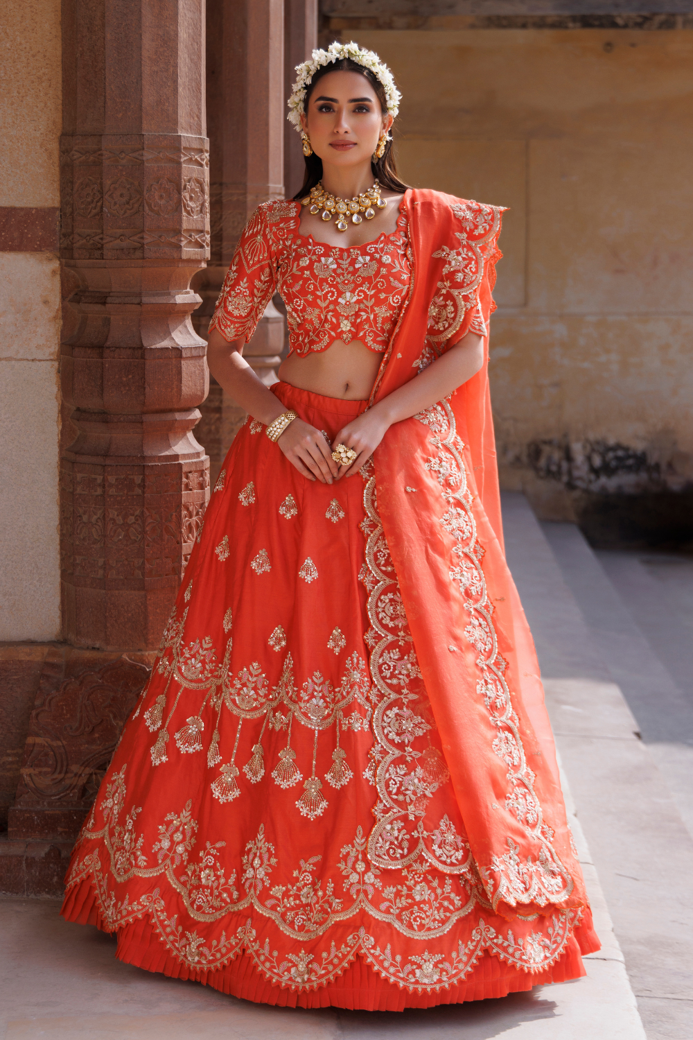 Sunlit Symphony Lehenga set
