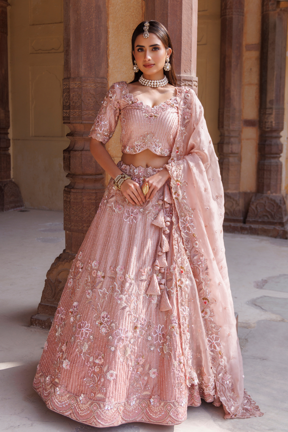 Toasted Rose Lehenga