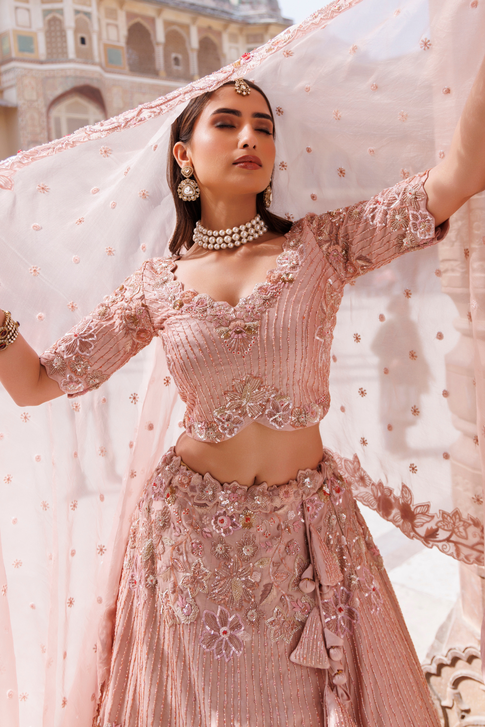 Toasted Rose Lehenga