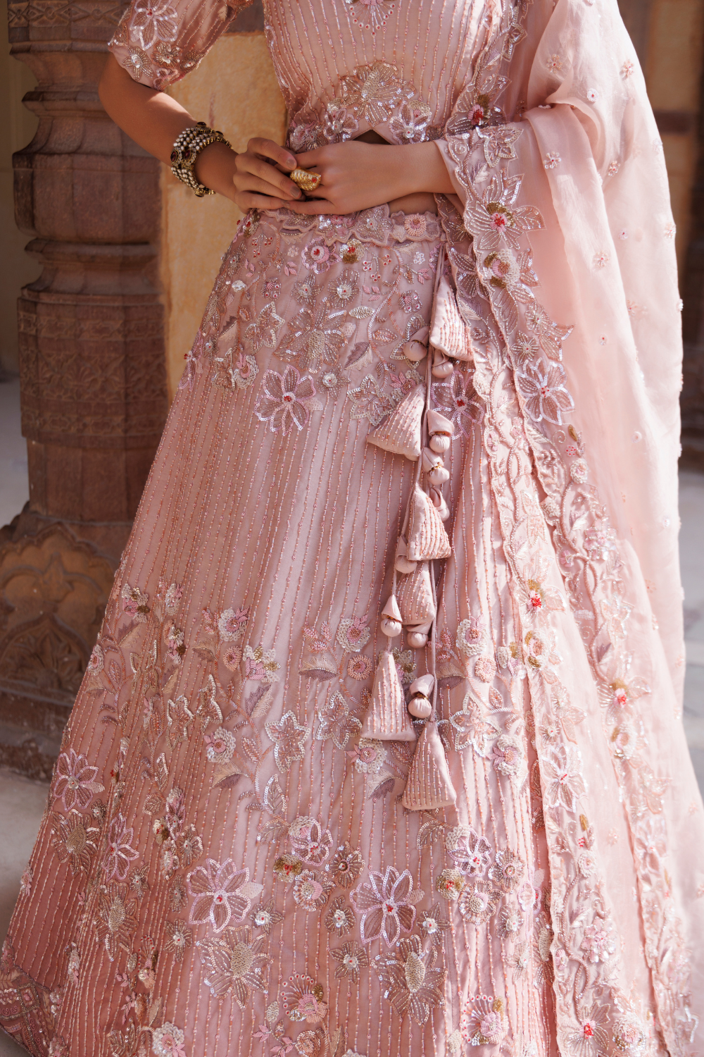 Toasted Rose Lehenga
