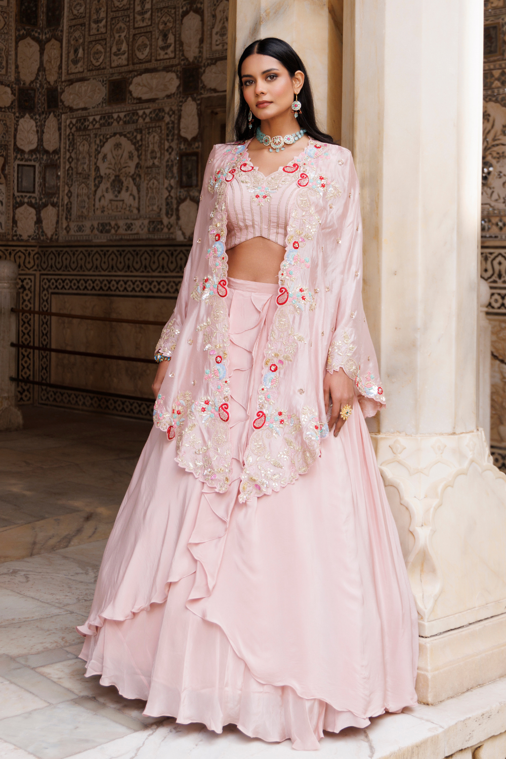 Soft Rose Cape