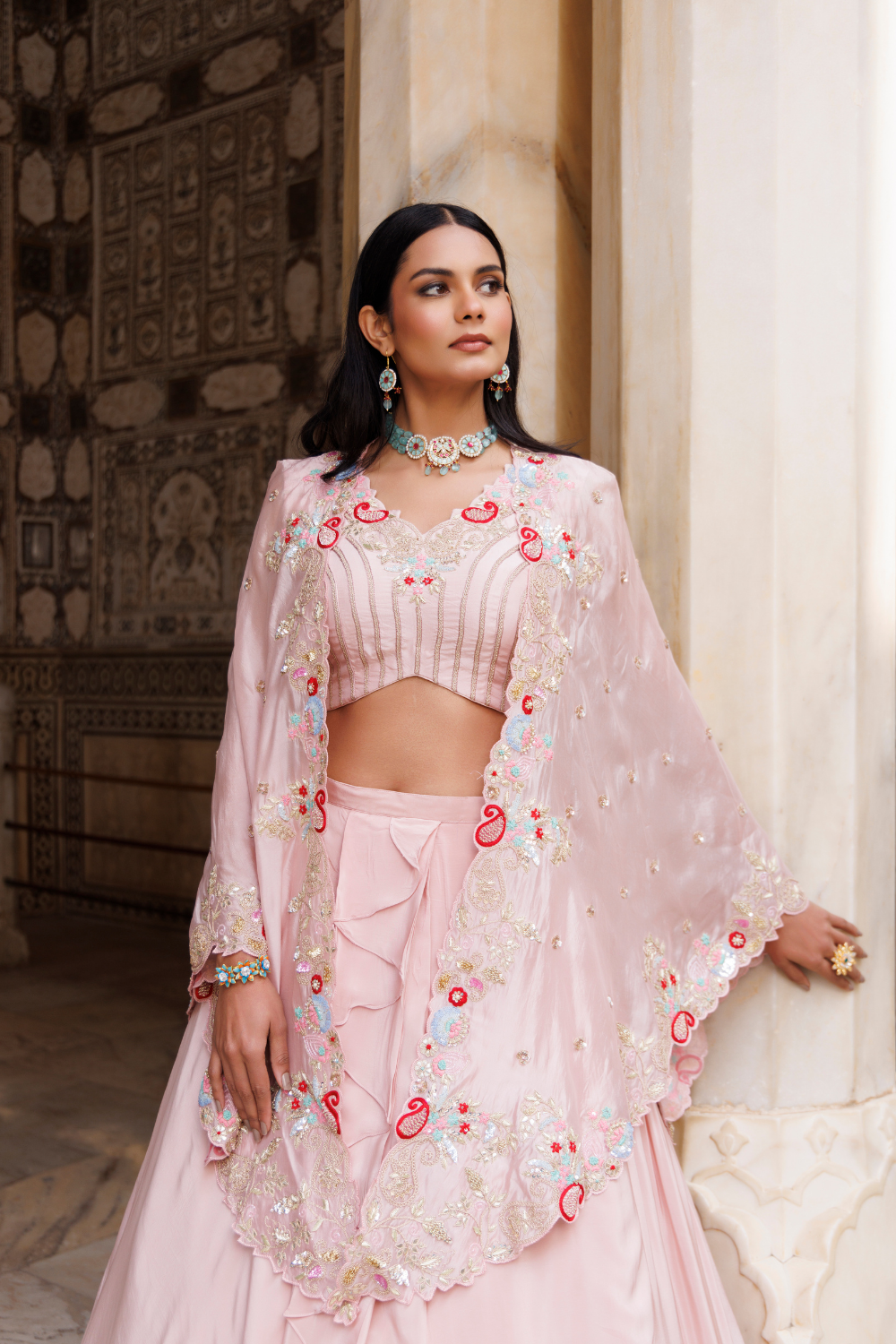 Soft Rose Cape