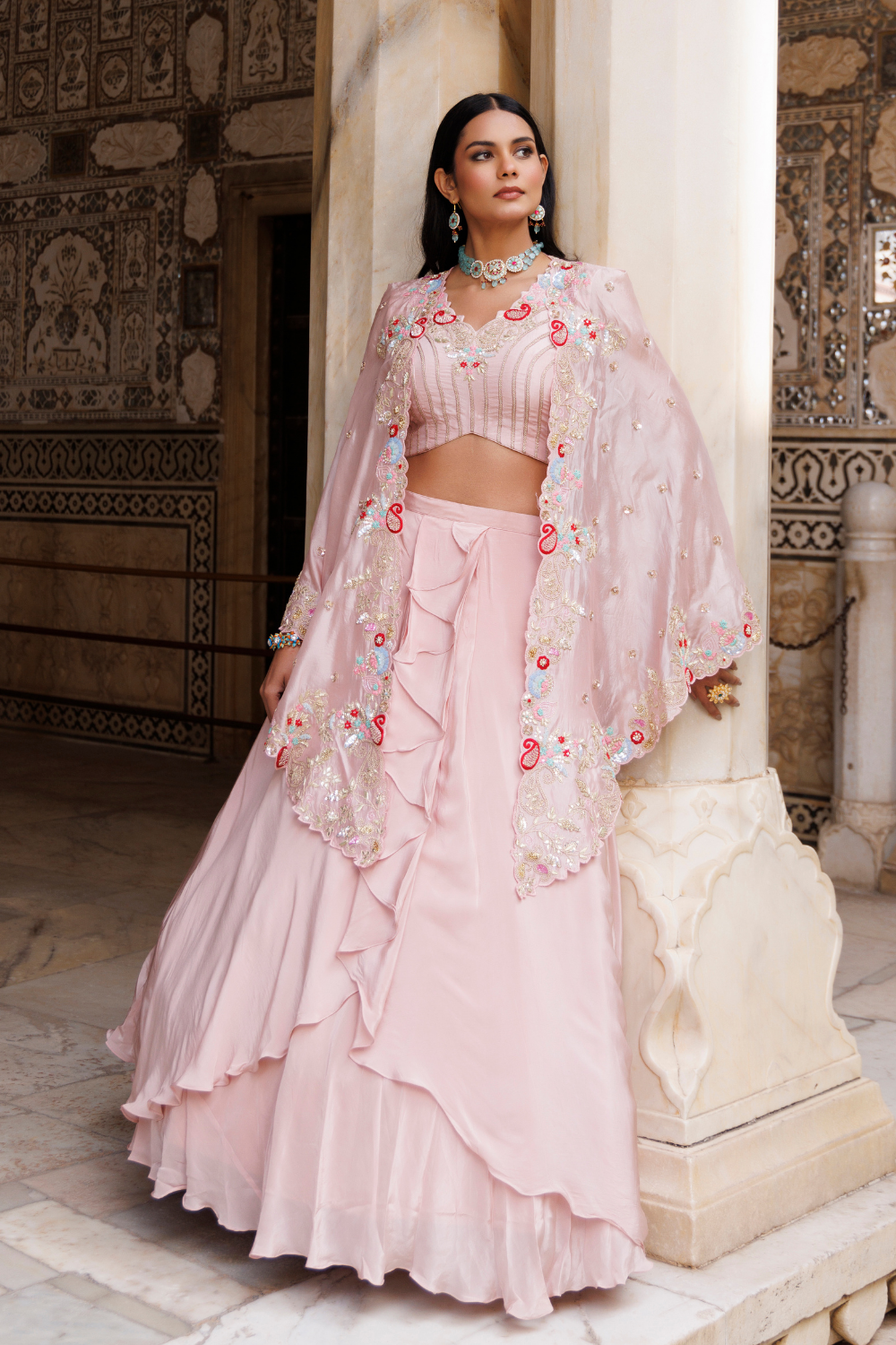Soft Rose Cape