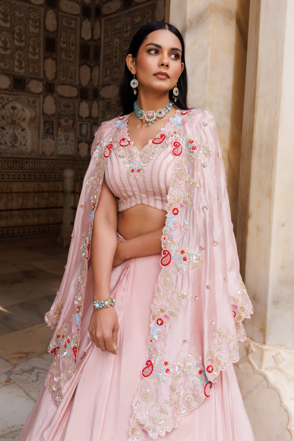 Soft Rose Cape