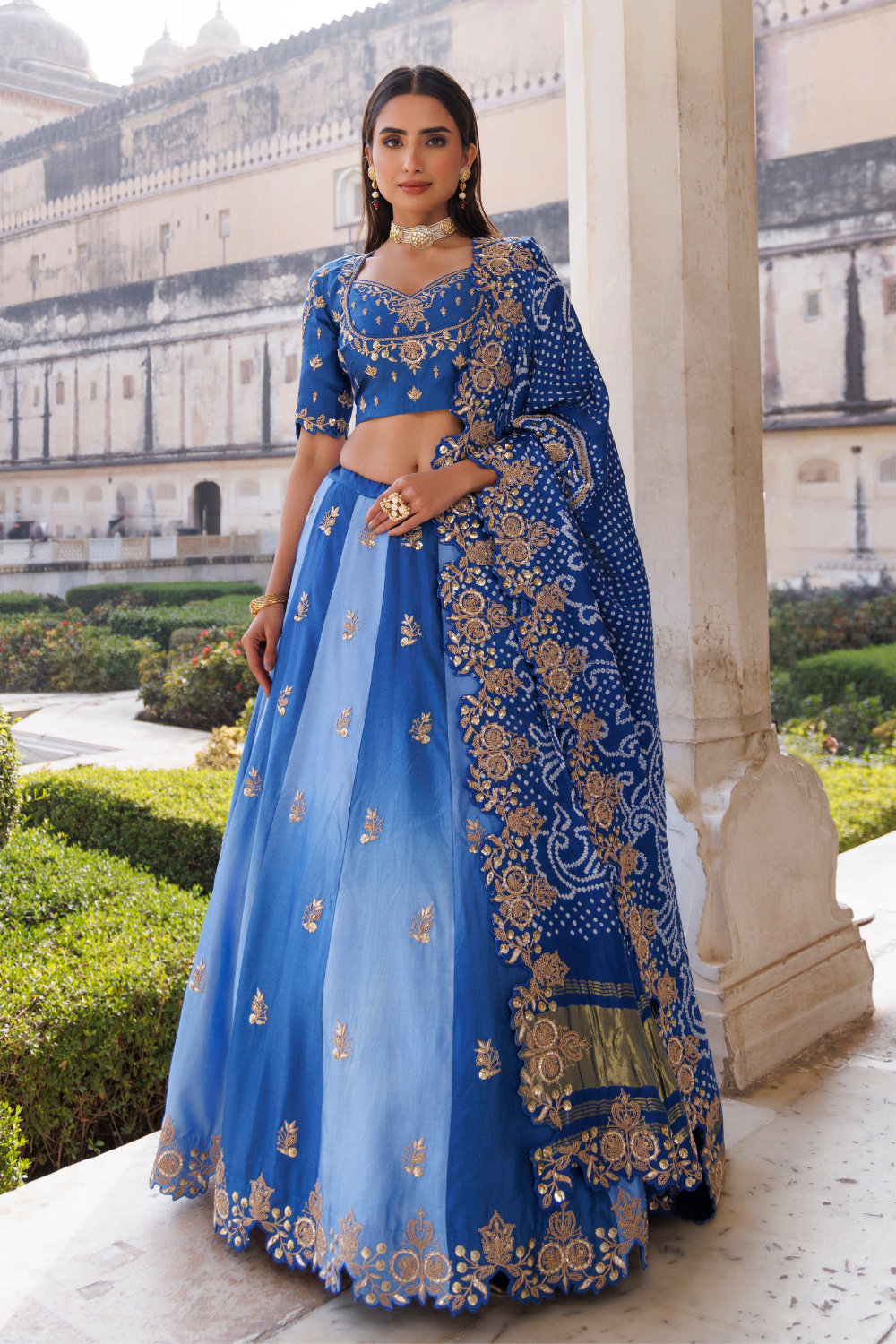Nura Lehenga Set
