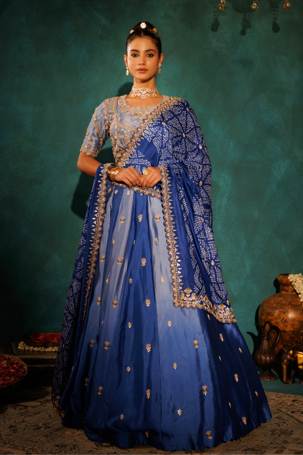Anusha Lehenga Set